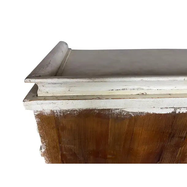 19th Century Swedish Gustavian Lime Washed Buffet Server For Sale - Image 4 of 12