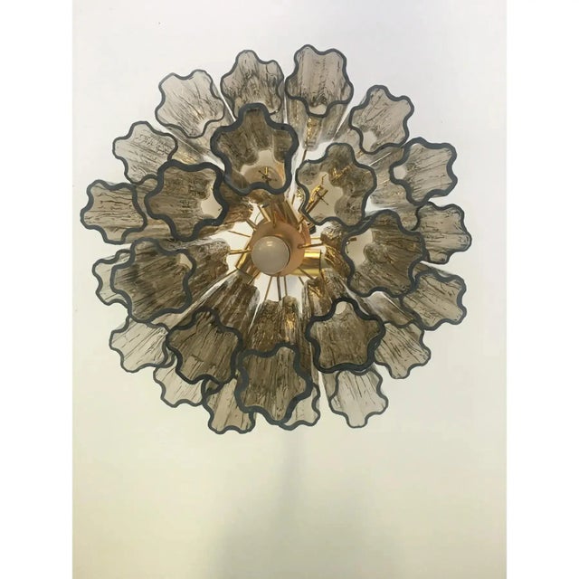Metal Murano Style Glass Chandelier by Simoeng for Simoeng For Sale - Image 7 of 13