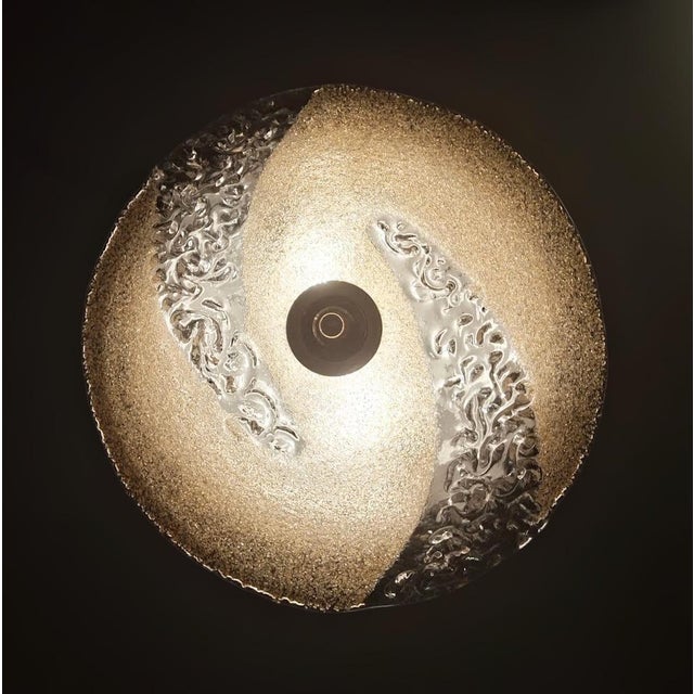 1960s Golden Murano Flush Mount For Sale - Image 9 of 10