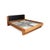 Modern Wood Leather Bed Frame in Brown Black with Manual Function by Hülsta For Sale - Image 3 of 18