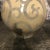 1990s Vintage Ceramic Table Lamp With Drum Shade For Sale In Dallas - Image 6 of 9