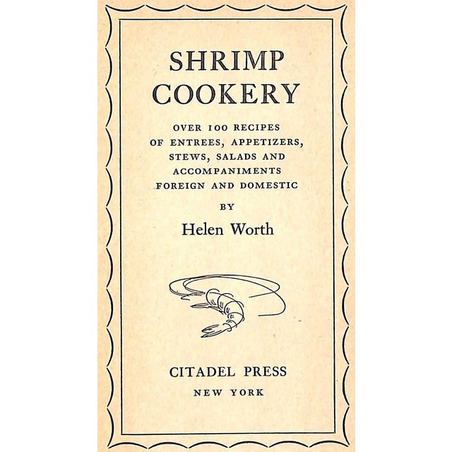 WORTH, Helen [182] pp. Citadel Press 1952 First Edition 7 5/8" x 4 3/4" Over 100 recipes of entrees, appetizers, stews,...