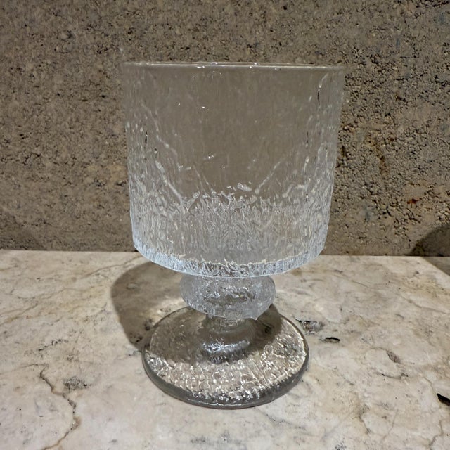 1970s Iittala Set of 3 Senator Goblet Glasses Finland Scandinavian Modern For Sale - Image 11 of 11