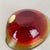 Murano Glass Red Yellow Bowl Element Shell Ashtray Seguso Murano, Italy, 1970s For Sale - Image 13 of 17