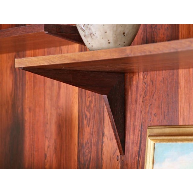 Rosewood Wall Shelving Unit by Poul Cadovious for Cado, 1960s For Sale - Image 16 of 18