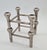 Scandinavian Modular Cast Aluminum Candleholders, Germany, 1970s, Set of 2 For Sale - Image 6 of 11