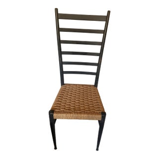 Mid Century Italian Ladder Back Chairs For Sale