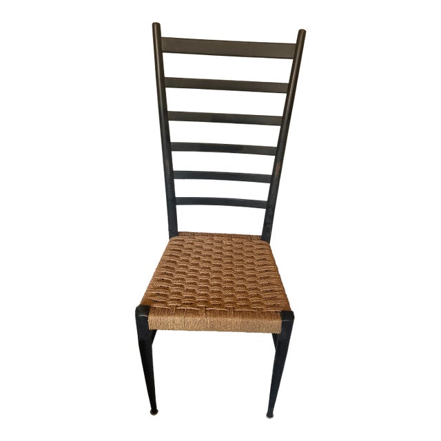 Mid Century Italian Ladder Back Chairs For Sale
