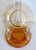 Glass 1940s Art Deco Depression Era Peach Glass Dessert Salad Plates - Set of 6 For Sale - Image 7 of 7
