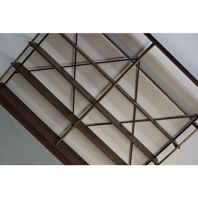 Large Oak and Iron Shelving Unit / Store Display by Theodore Scherf, France 1890s For Sale - Image 17 of 18