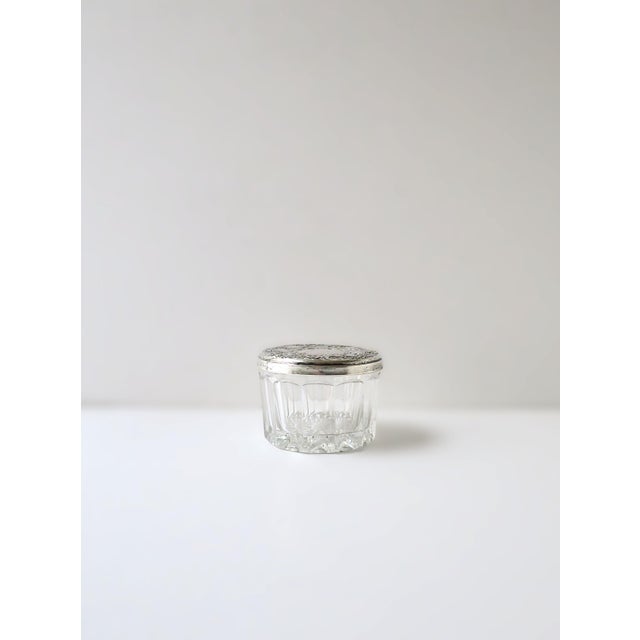 Victorian Sterling Silver Jewelry Box With Vanity Mirror, Victorian Style, Late-20th Century For Sale - Image 3 of 11