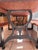 Custom Live Edge Walnut Wood Dining Table With Benches and Brooklyn New York Cast Iron Base For Sale - Image 4 of 5
