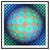 Abstract 1990 Vega Cor Geometric Abstract Teal Screen Print Victor Vasarely For Sale - Image 3 of 7