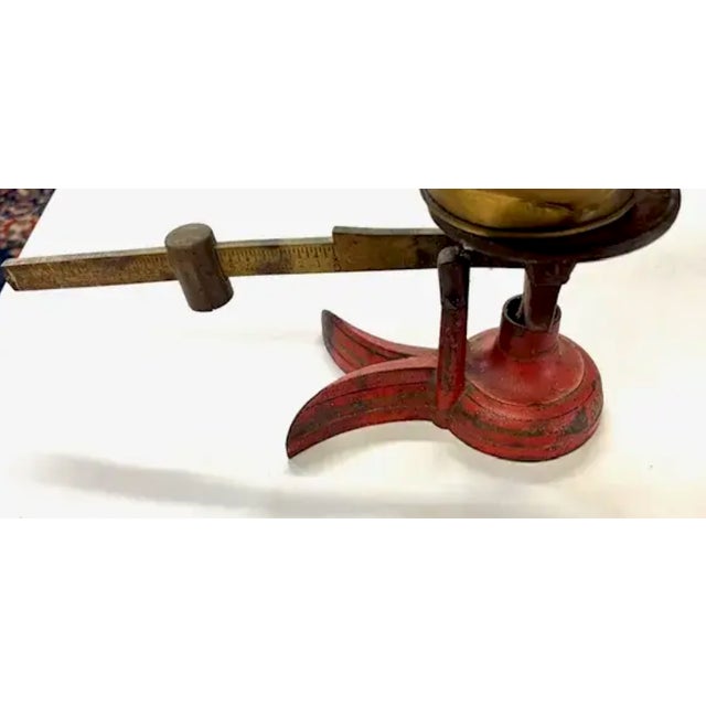 Antique Iron and Brass Scale - Americana, Folk Art For Sale - Image 4 of 7