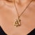 19th Century 19th Century Victorian Diamond Pearl 18k Yellow Gold Lyre Necklace For Sale - Image 5 of 6