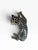 Hollywood Regency 1970s Italian Black & White Majolica Snow Leopard Figurines – Pair For Sale - Image 3 of 12