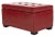 2020s Storage Bench in Red & Black For Sale - Image 5 of 11