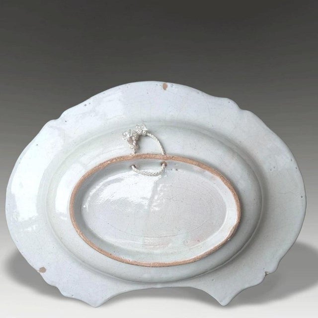 Antique Late 18th Century French Faience Barbers Bowl For Sale - Image 6 of 7