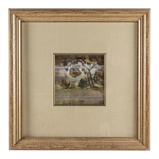 Framed Floral Print For Sale