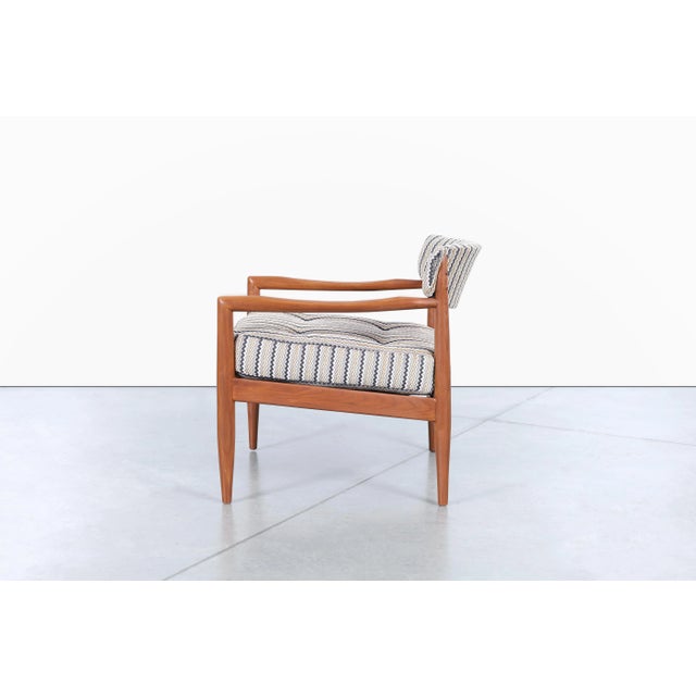 Sienna Mid-Century Modern Walnut Lounge Chairs by Adrian Pearsall for Craft Associates, 1960s For Sale - Image 8 of 12