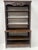 Louis xv style solid oak wall bookcase two-part open bookcase without a back made of solid oak curved front legs with a...