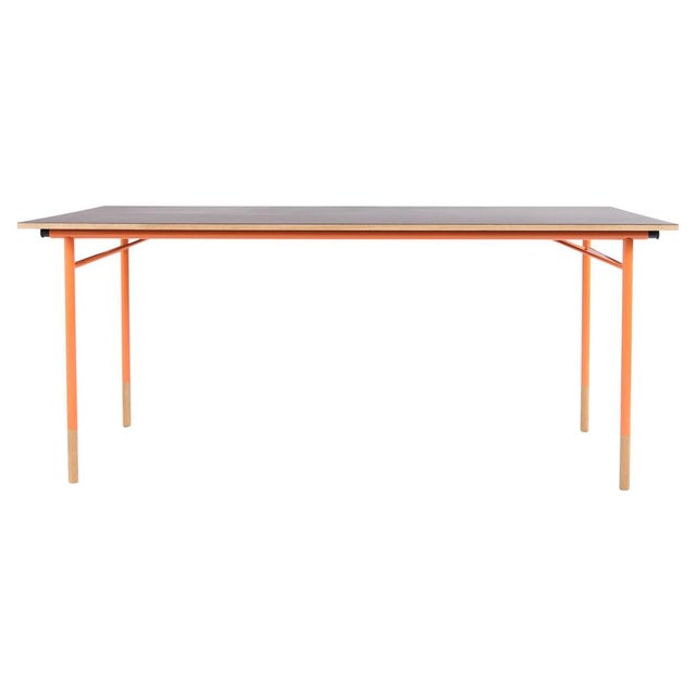 Nyhavn Dining Table in Grey Linoleum attributed to Finn Juhl, 2015 For Sale - Image 15 of 15