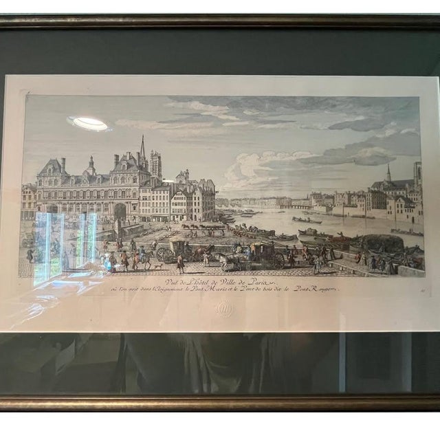 Elevate your space with this magnificent, matching pair of 18th-century style engravings by master artist Jacques Rigaud....
