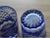 Exquisite Hungarian Cut Crystal Old Fashioned Glasses - Cobalt Blue Cut-to-Clear (Pair) For Sale - Image 6 of 11
