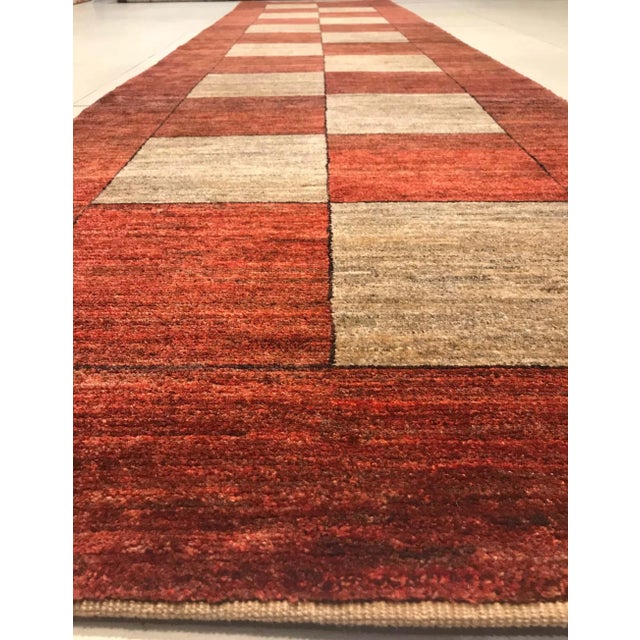 Vintage Afghan Wool Runner, 1980s For Sale - Image 4 of 9