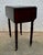 19th Century Victorian Wood Drop-Leaf Side Table with Turned Legs, 19th Century For Sale - Image 5 of 8