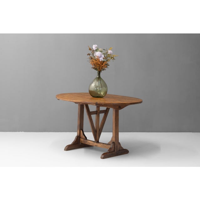 Antique Winemaker Table, 1890 For Sale - Image 4 of 8