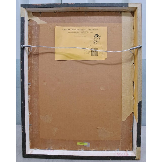 American Unique Painting by Al Hirchfeld For Sale - Image 3 of 11