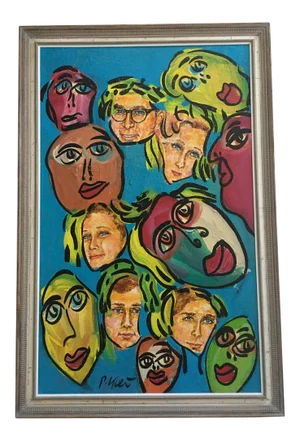 Abstract Peter Keil Painting