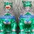 Green Vintage Asian Glazed Ceramic Foo Dogs - a Pair For Sale - Image 8 of 12