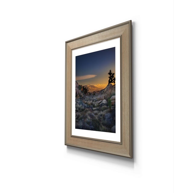 Traditional 24" Signed Limited Edition Photographic Print by Glenn Daidone / Desertscape / Landscape /Almost Dark For Sale - Image 3 of 3