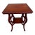 Antique Victorian Cherry Tabouret Table With Reticulated Fretwork, Circa 1890-1910 For Sale
