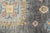 Modern Khotan Style Hand-Knotted Wool Rug Charcoal & Gold Transitional Area Rug For Sale - Image 10 of 11