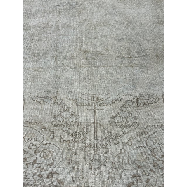 1980s Vintage Turkish Hand Knotted Wool Rug 4’1” X 7’3” For Sale - Image 5 of 6