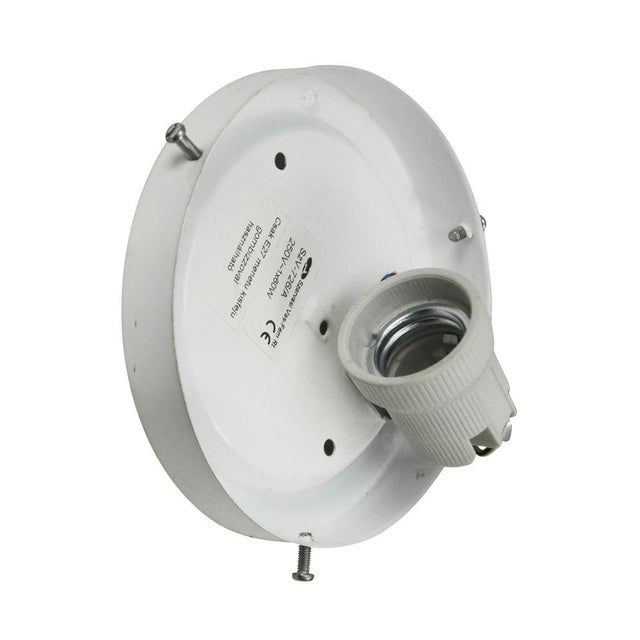 Metal Mid-Century Modern Square Clear Glass Flush Mount For Sale - Image 7 of 8