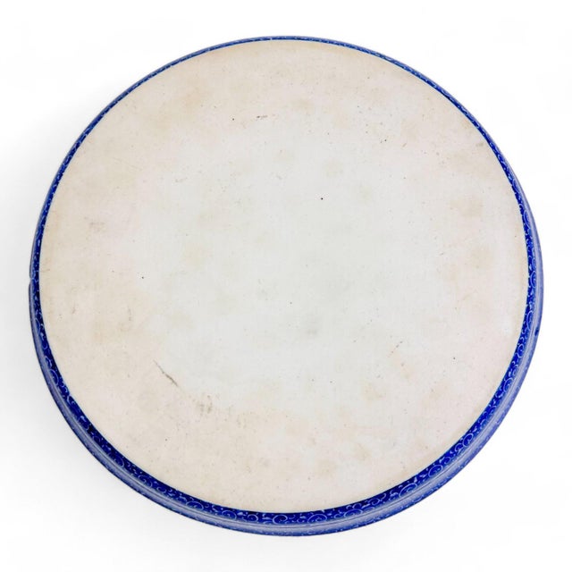 Japanese Meiji Porcelain and Cloisonné Enamel Dish For Sale - Image 4 of 12