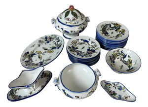 Dinner Service from Gien, 1890s, Set of 27