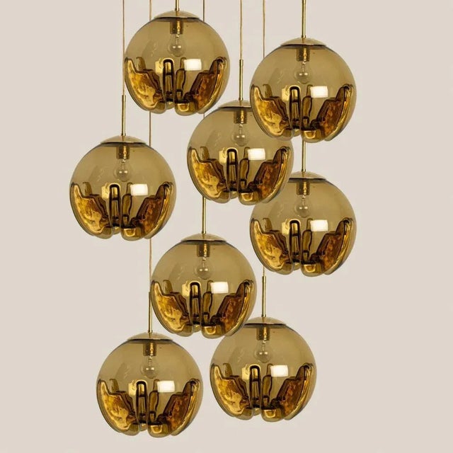 Glass Bowl Pendant Light from Mazzega, Italy, 1970s For Sale - Image 13 of 18