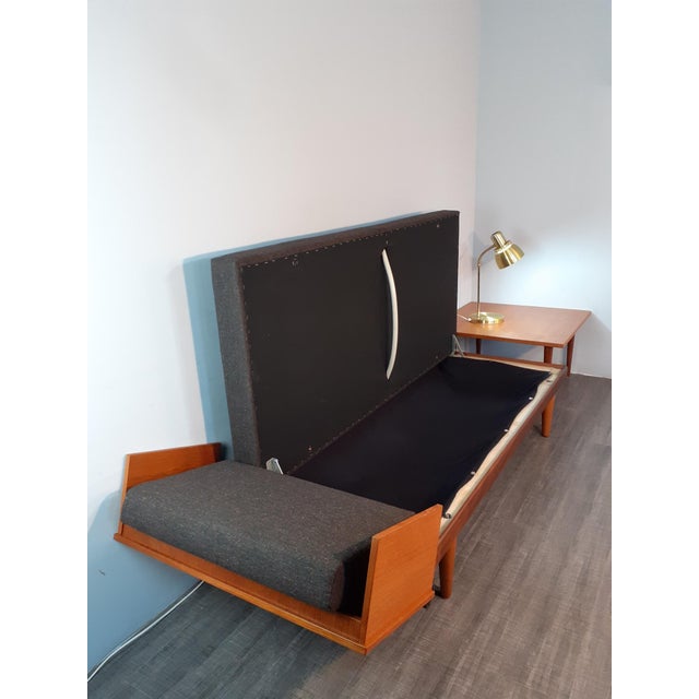 Mid-Century Norwegian Teak Svanette Sofa Daybed with Anthracite Fabric by Ingmar Rellling for Ekornes, 1960s For Sale - Image 18 of 18