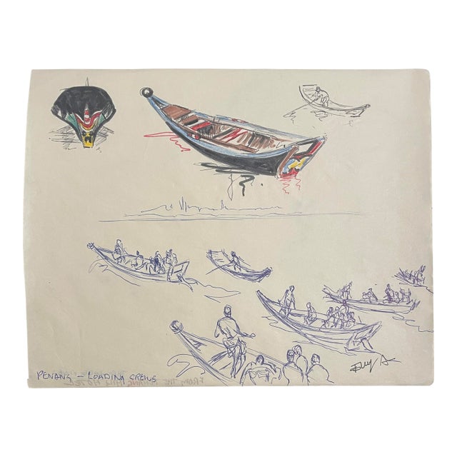 1950s Ivy Attwell Boats, Panang Malaysia For Sale