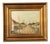 Danish Artist, European Village, 1940s, Oil Painting on Canvas, Framed For Sale