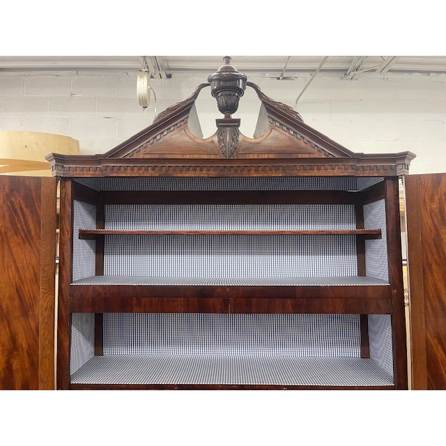 18th C. Neoclassical Dutch Mahogany Armoire For Sale In New York - Image 6 of 9
