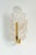 Vintage Hollywood Regency Murano Graniglia Glass Leaf Wall Sconces in Brass, 1970s, Set of 2 For Sale - Image 10 of 18