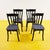 Black Plastic Chairs, Set of 4 For Sale - Image 10 of 10