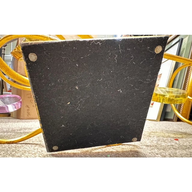 Modern Acrylic Geometric Shape Table Sculpture For Sale - Image 11 of 11