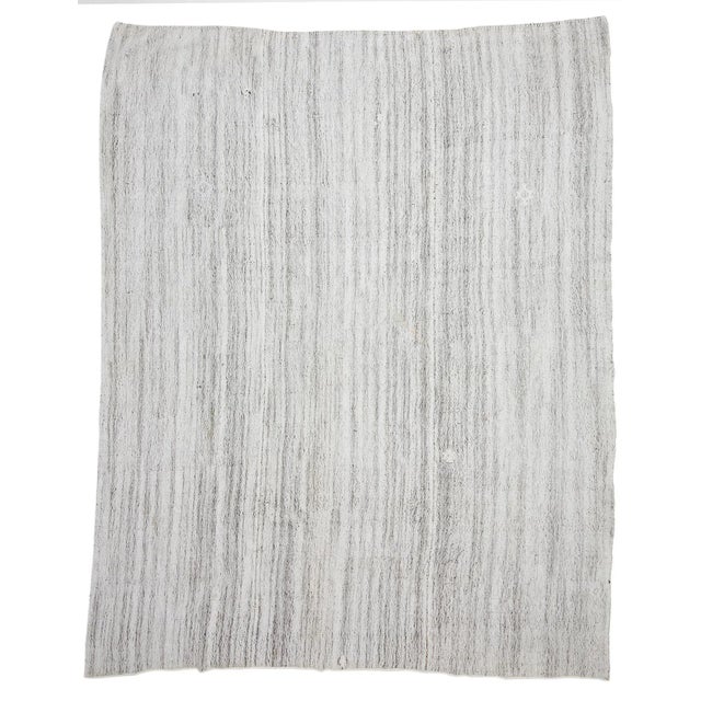 Textile 1960s Vintage Turkish Kilim Rug- 9′6″ × 11′9″ For Sale - Image 7 of 7